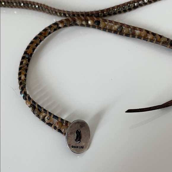 Chan Luu Wrap bracelet in brown bead - Picture 3 of 4